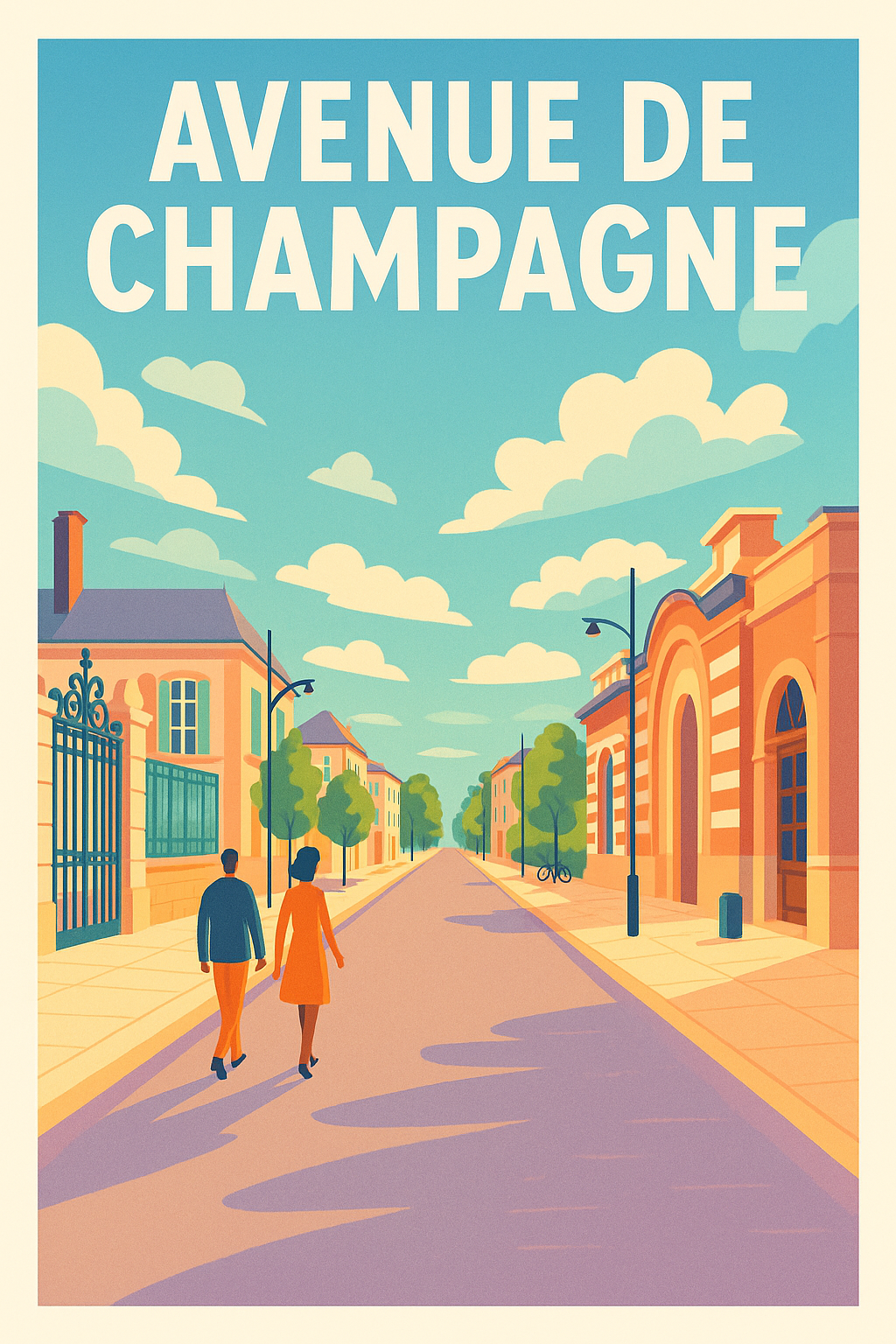 Affiche de Avenue de Champagne - L'élégance pétillante d'Épernay