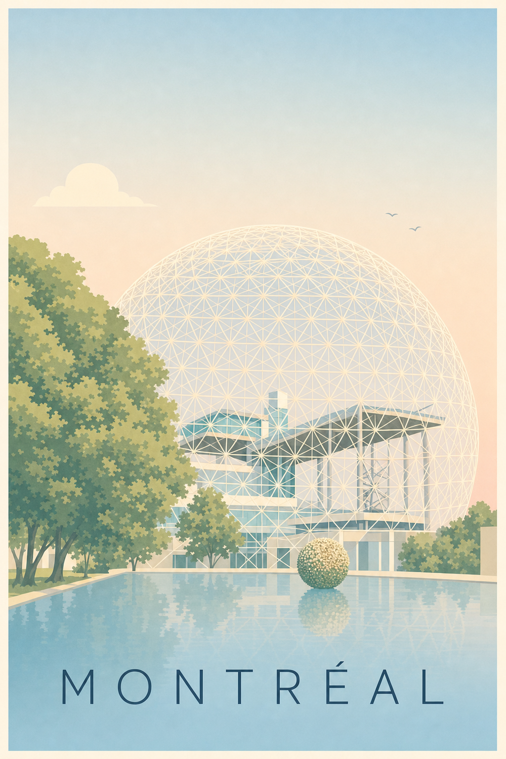 Affiche de Montréal - Calme