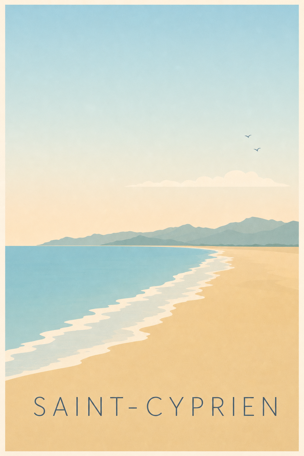 Affiche de Saint-Cyprien - Calme