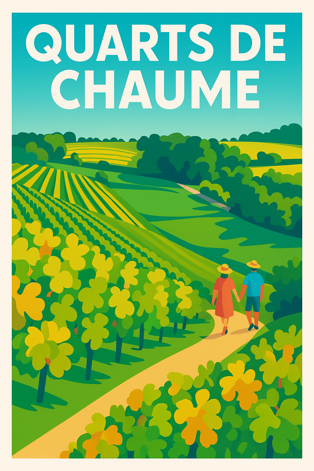 Affiche de Quarts de Chaume - L'élégance des vignobles angevins