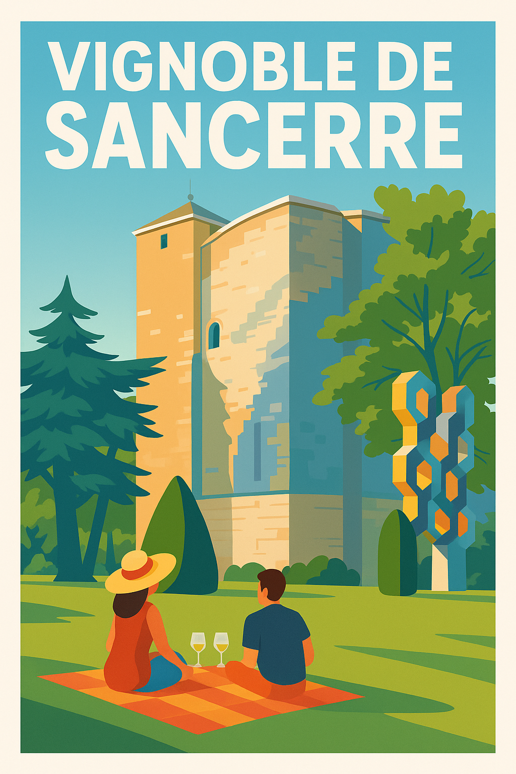 Affiche de Vignoble de Sancerre - L'élégance d'un terroir d'exception