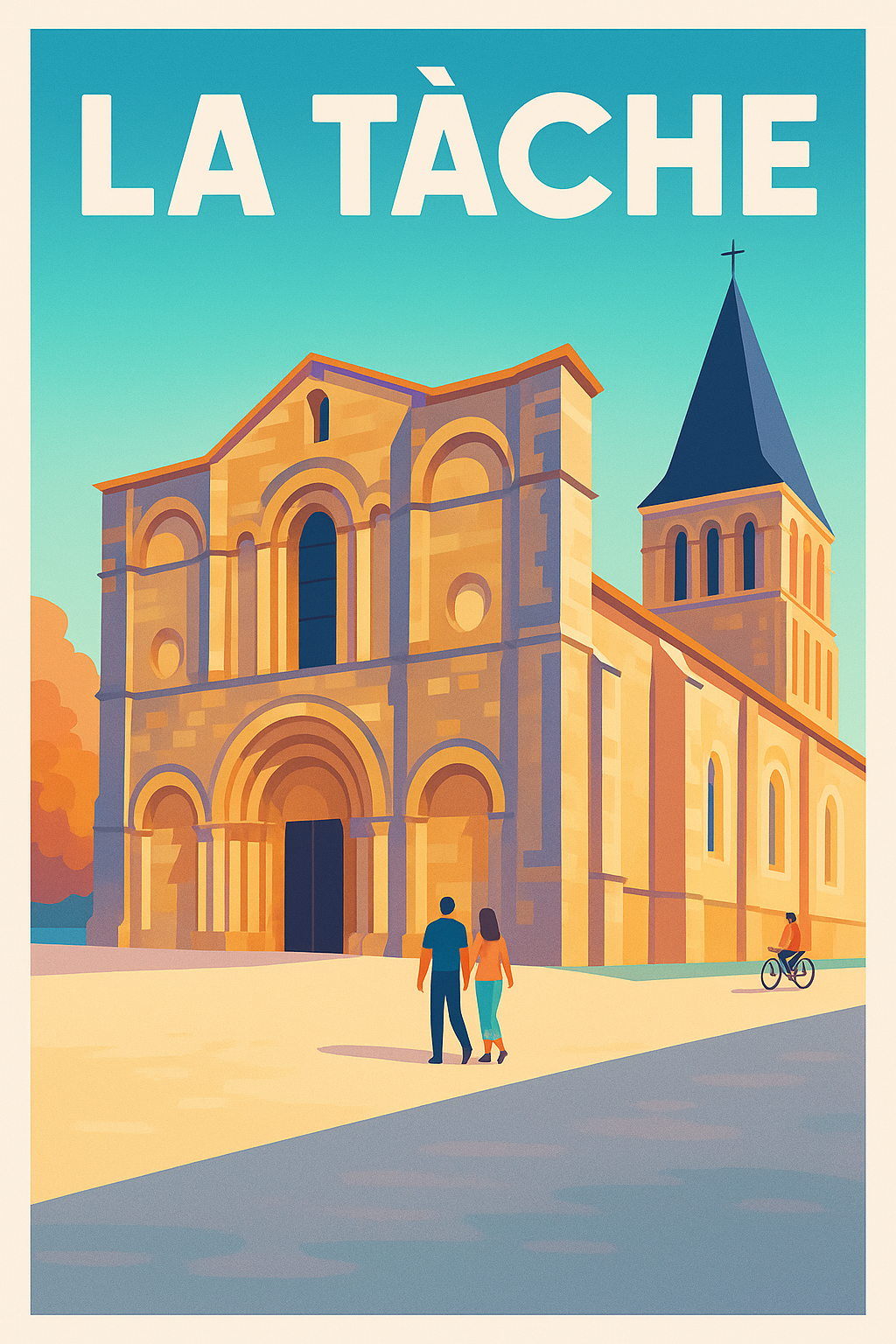 Affiche de La Tâche - L'éclat du patrimoine roman au cœur de la Charente
