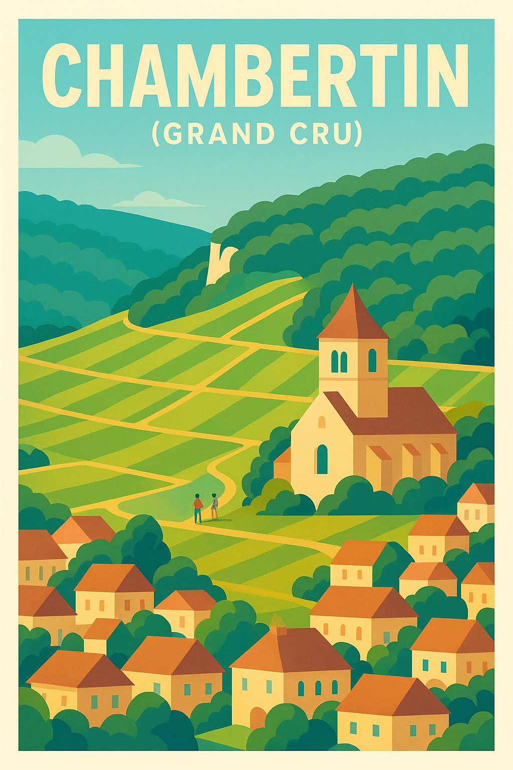 Affiche de Chambertin - L'élégance des Grands Crus de Bourgogne