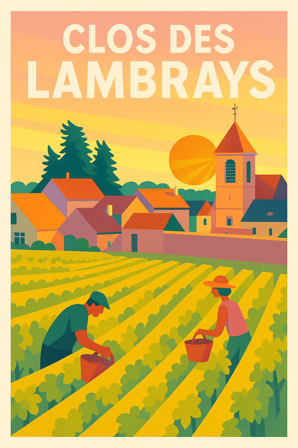 Affiche de Clos des Lambrays - L'élégance du terroir bourguignon