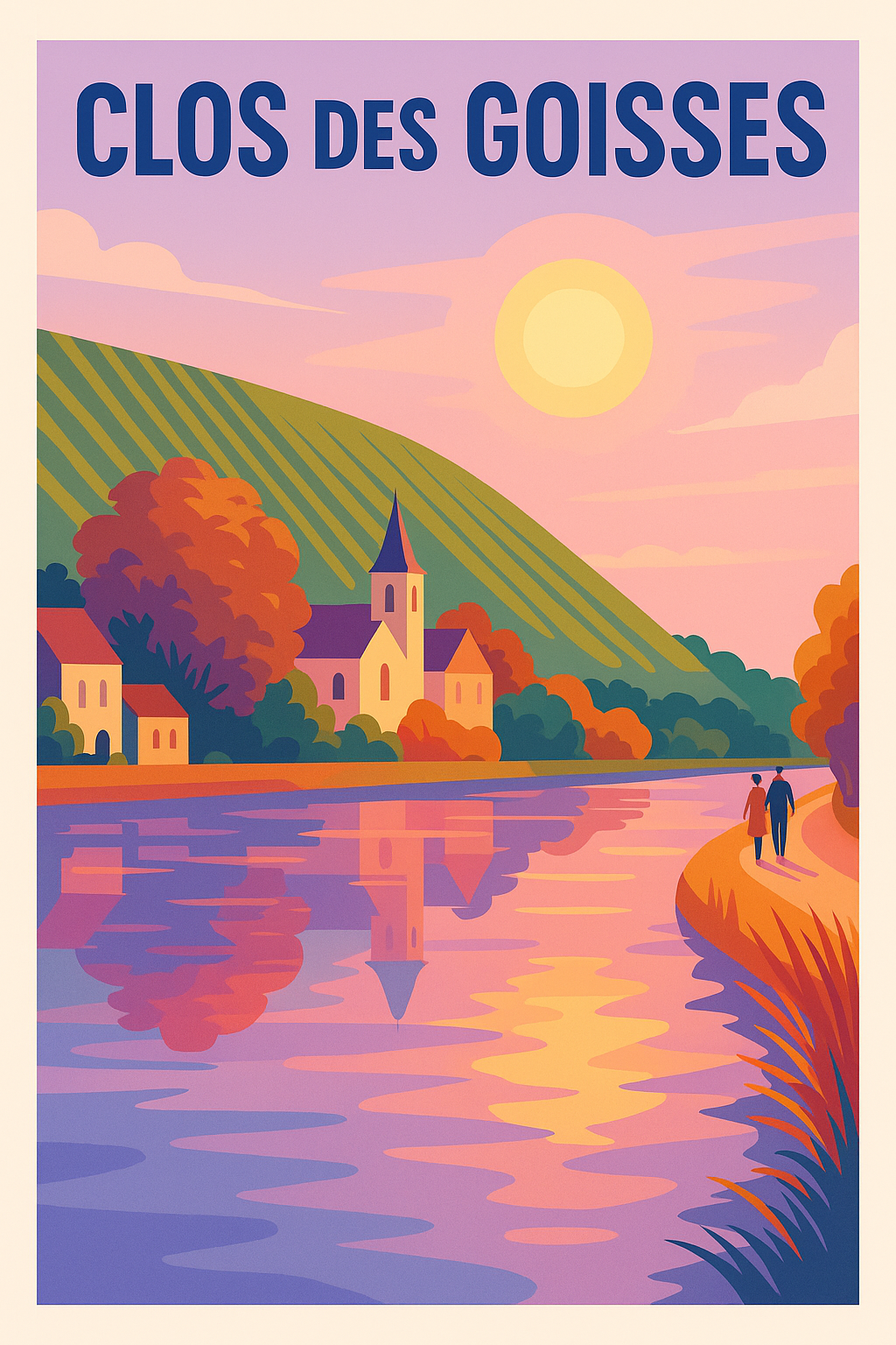 Affiche de Clos des Goisses - L'éclat doré des vignobles de Champagne