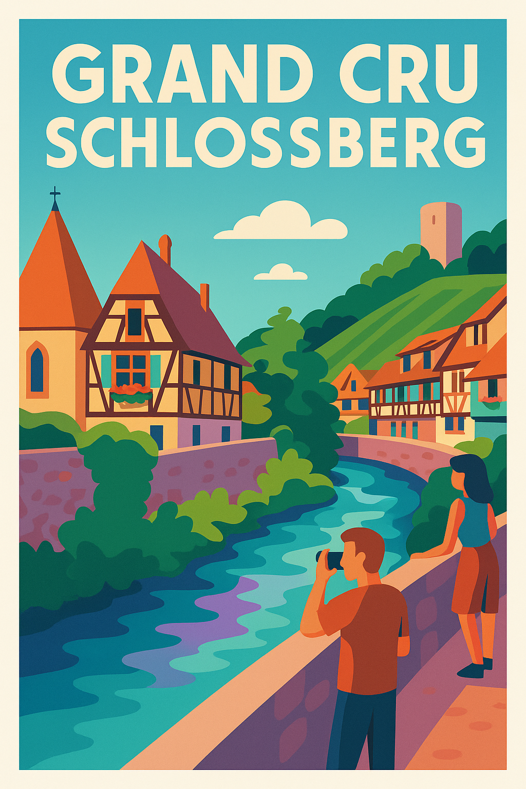 Affiche de Grand Cru Schlossberg - L'éclat du terroir alsacien