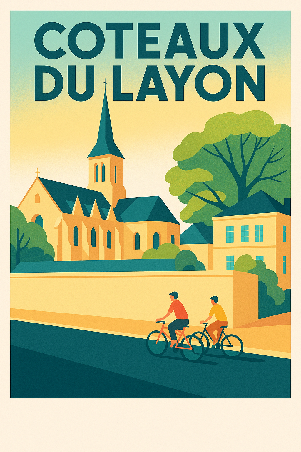 Affiche de Coteaux du Layon - Évasion vintage au cœur du vignoble angevin