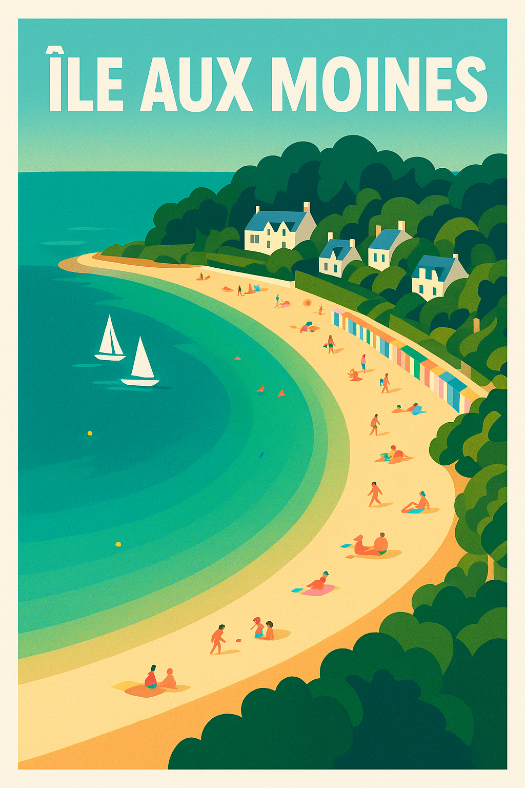 Affiche de Île aux Moines - La perle du Golfe du Morbihan