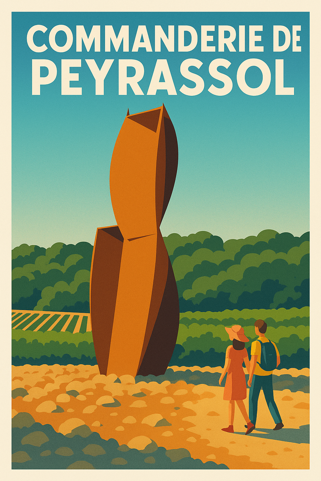 Affiche de Commanderie de Peyrassol - L'élégance du vin et de l'art en Provence