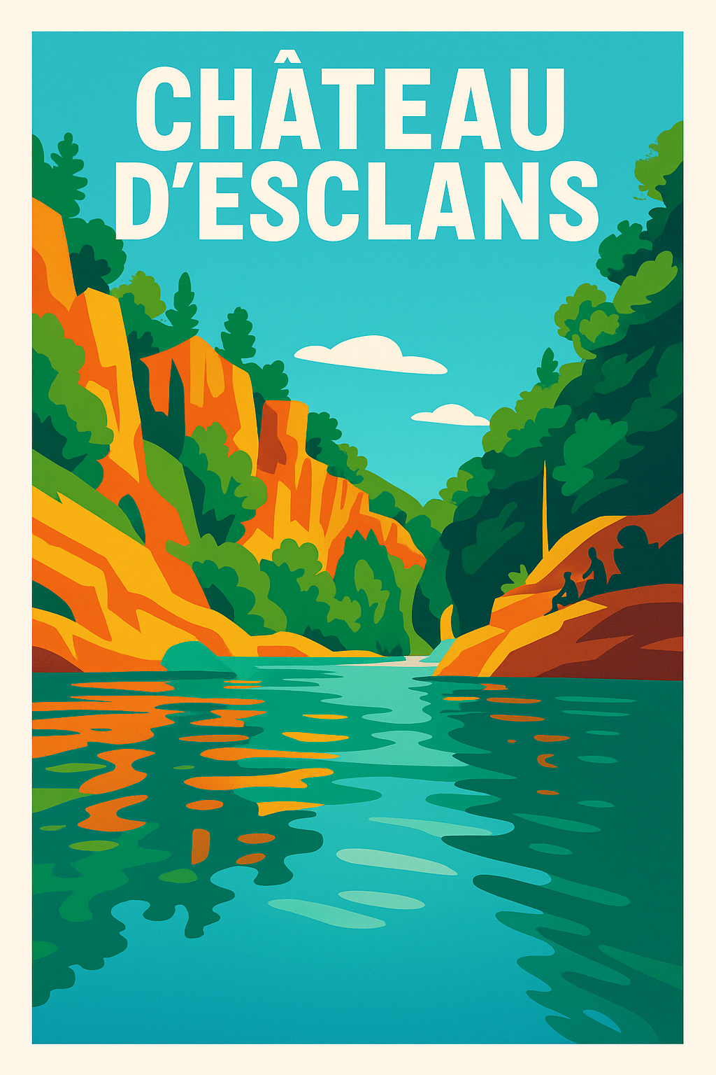 Affiche de Château d'Esclans - L'élégance ensoleillée de la Provence