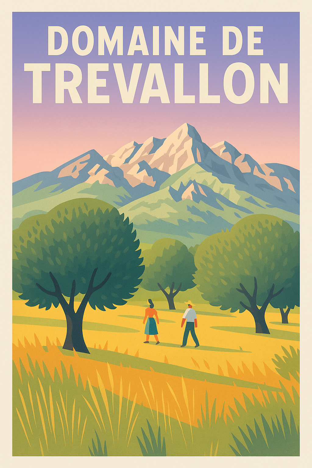 Affiche de Domaine de Trévallon - L'essence de la Provence dans votre décoration