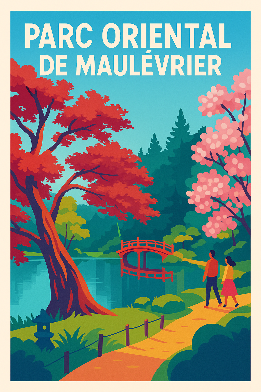 Affiche de Parc Oriental de Maulévrier - Évasion Zen au Cœur du Japon en Anjou
