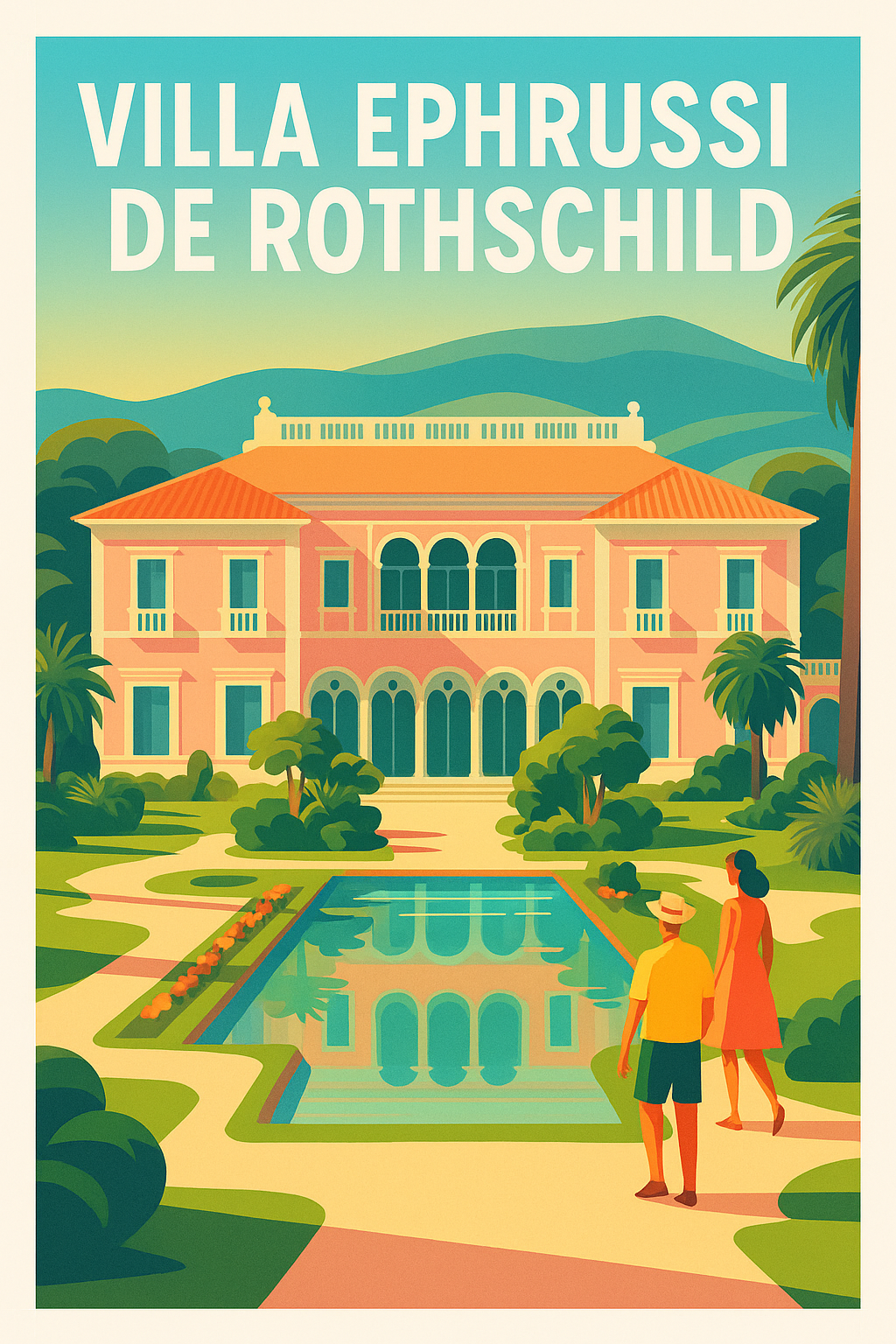 Affiche de Villa Ephrussi de Rothschild - L'éclat de la Riviera en affiche