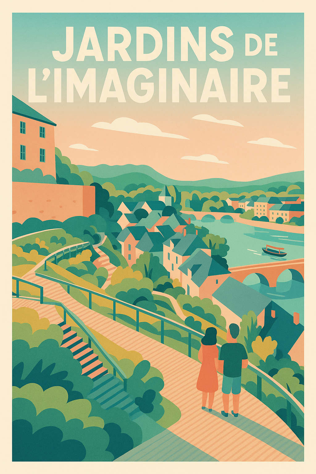Affiche de Jardins de l'Imaginaire - Une escapade poétique en Périgord Noir