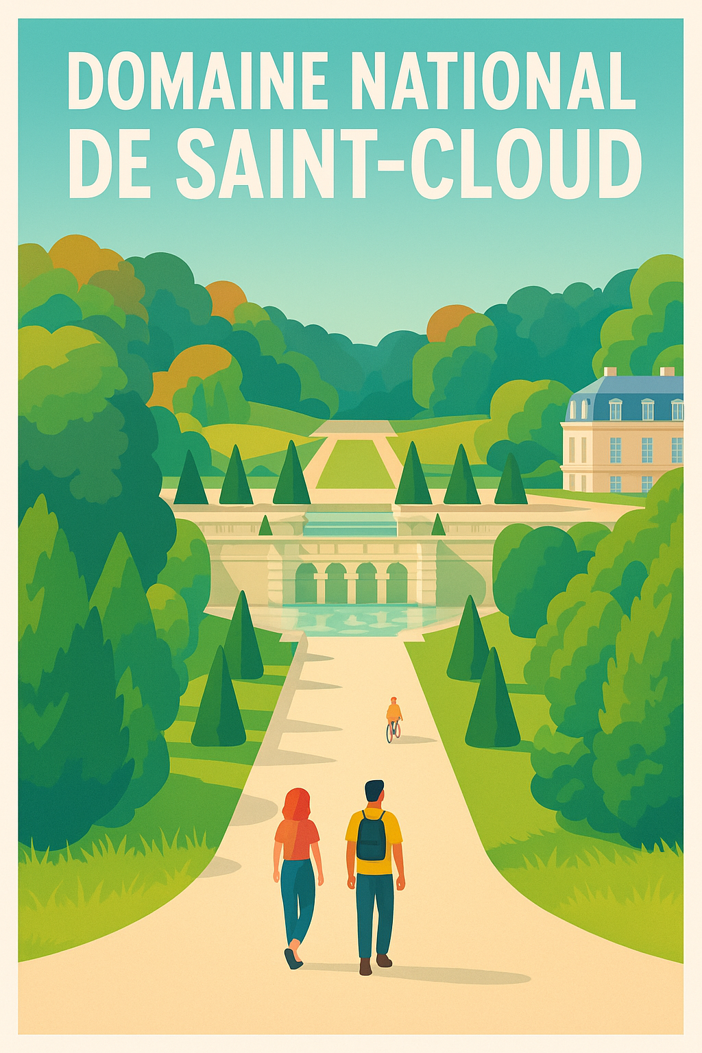 Affiche de Domaine national de Saint-Cloud - L'élégance d'un jardin historique
