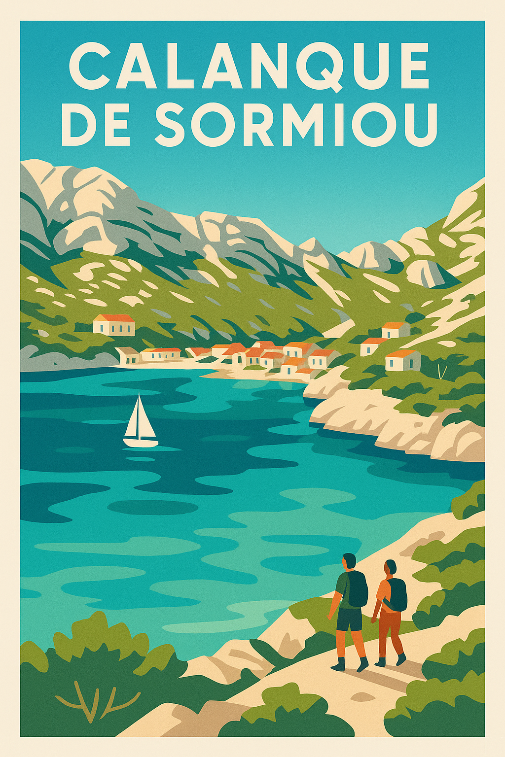 Affiche de Calanque de Sormiou - Évasion azur au cœur des falaises marseillaises