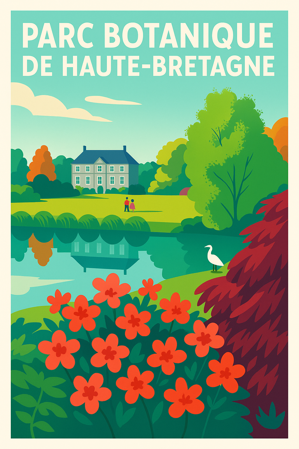 Affiche de Parc Botanique de Haute-Bretagne - Une parenthèse enchantée au cœur de la nature