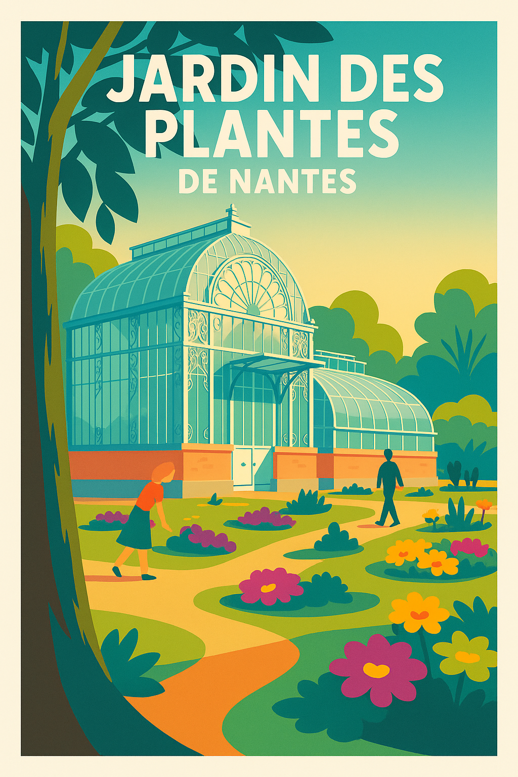 Affiche de Jardin des Plantes de Nantes - Une parenthèse poétique au cœur de la ville