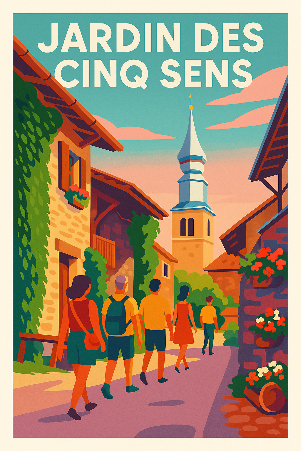 Affiche de Jardin des Cinq Sens - Éveillez vos émotions au cœur d'Yvoire