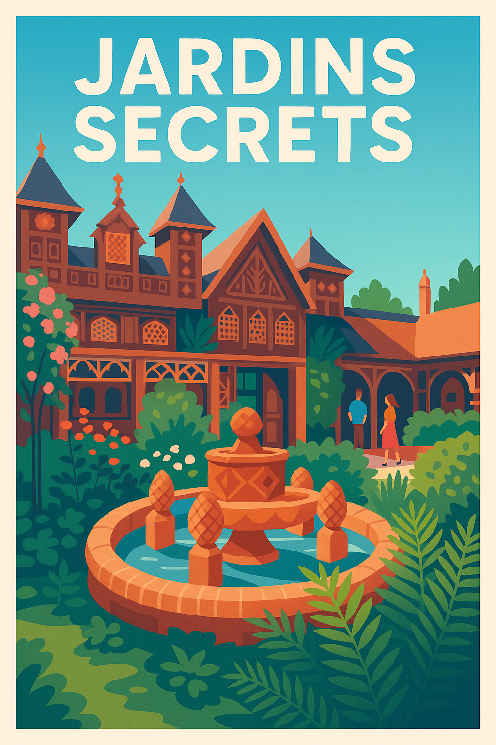 Affiche de Jardins Secrets - Une escapade bucolique et mystérieuse