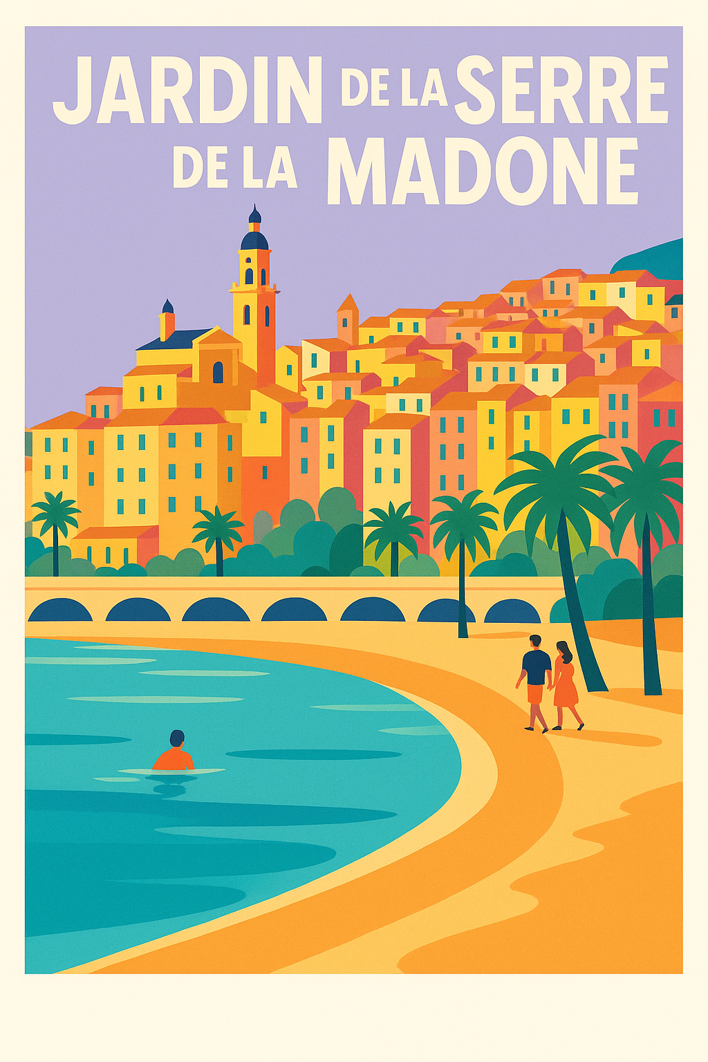 Affiche de Serre de la Madone - L'élégance solaire de la Riviera