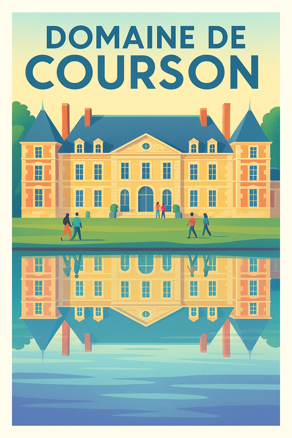 Affiche de Domaine de Courson - L'élégance d'un château historique chez vous