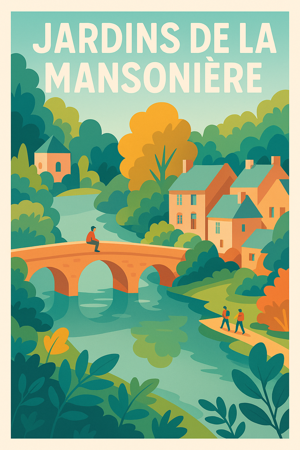 Affiche de Jardins de la Mansonière - Une parenthèse enchantée en Normandie
