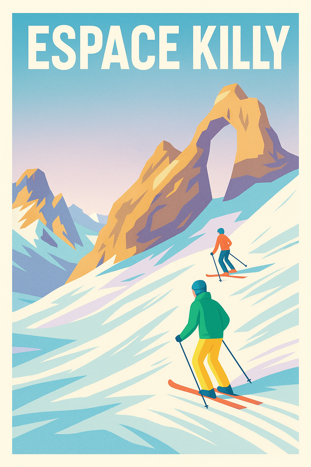 Affiche de Espace Killy - L'ivresse des sommets et l'Aiguille Percée