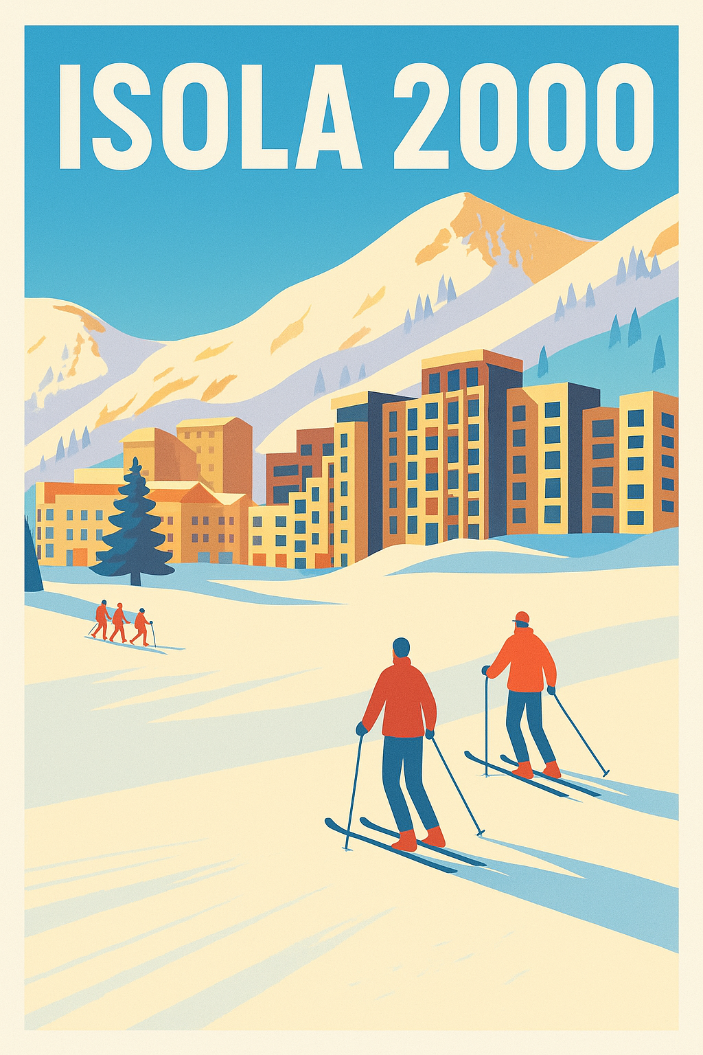 Affiche de Isola 2000 - Le charme rétro des sommets enneigés