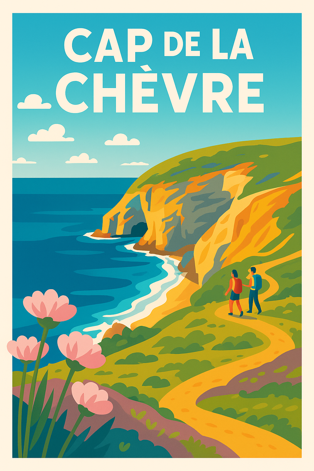 Affiche de Cap de la Chèvre - L'évasion sauvage entre terre et mer
