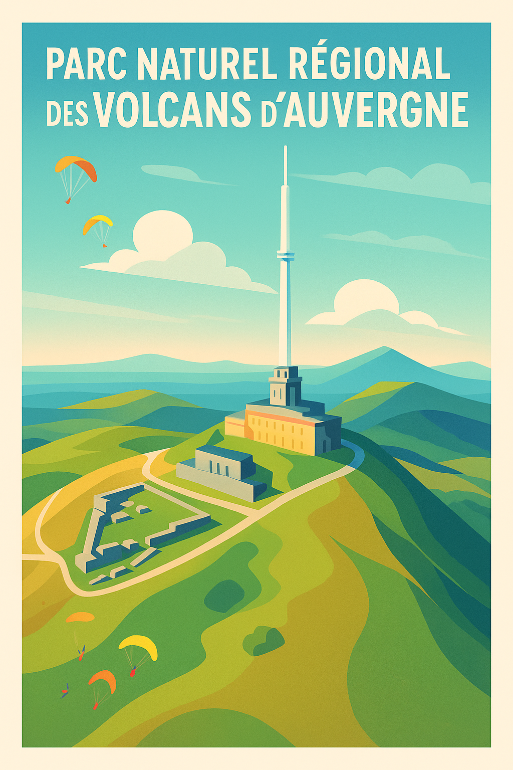 Affiche de Volcans d'Auvergne - L'éveil majestueux du Puy de Dôme