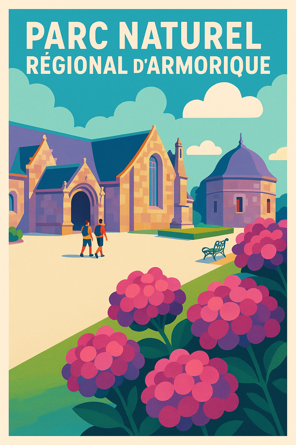 Affiche de Parc d'Armorique - L'élégance sauvage de la Bretagne