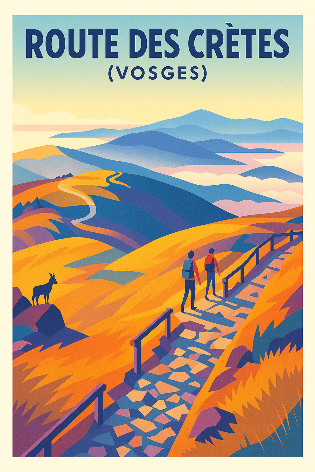 Affiche de Route des Crêtes - L'évasion sauvage au sommet des Vosges
