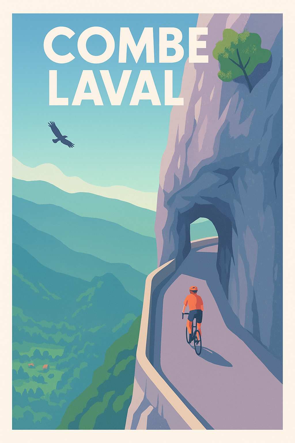 Affiche de Combe Laval - La route vertigineuse du Vercors
