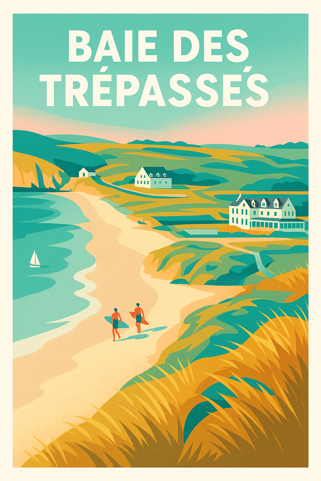 Affiche de Baie des Trépassés - L'esprit sauvage de la Bretagne à l'état pur