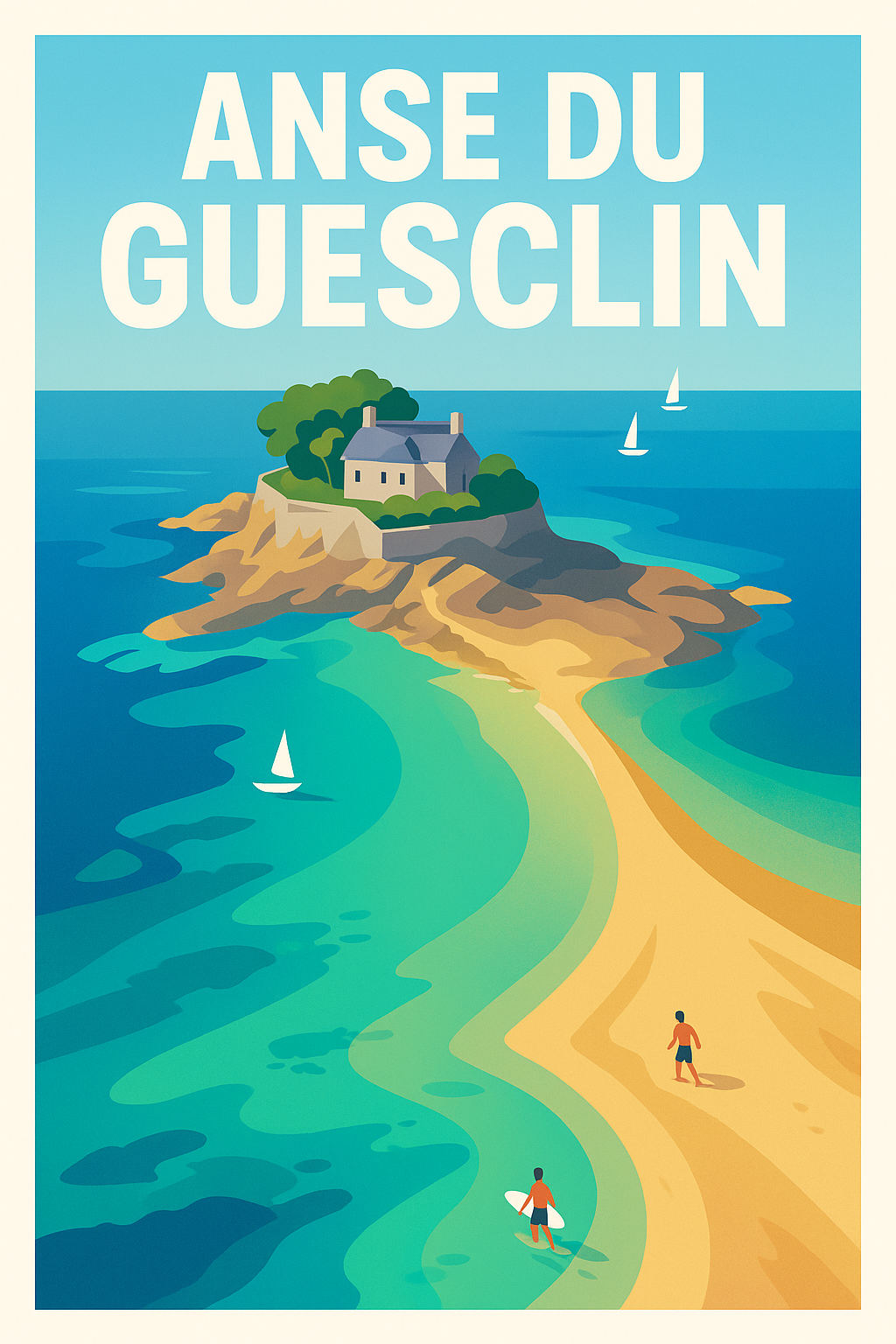 Affiche de Anse du Guesclin - L'évasion sauvage entre terre et mer