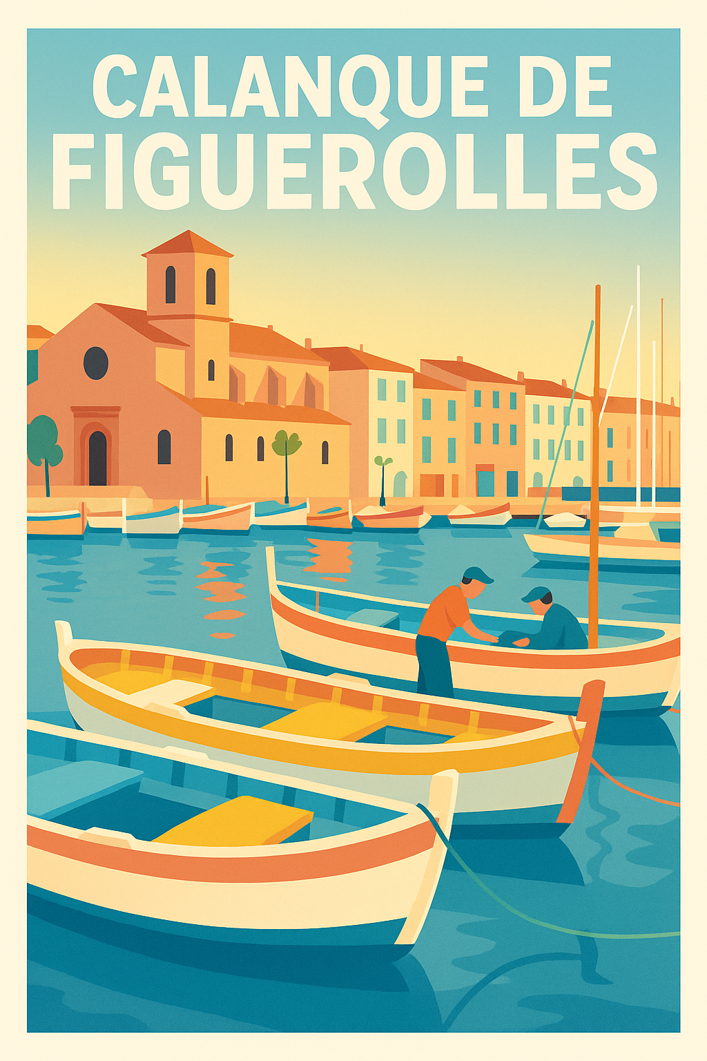 Affiche de Calanque de Figuerolles - L'éclat de la Provence dans votre intérieur