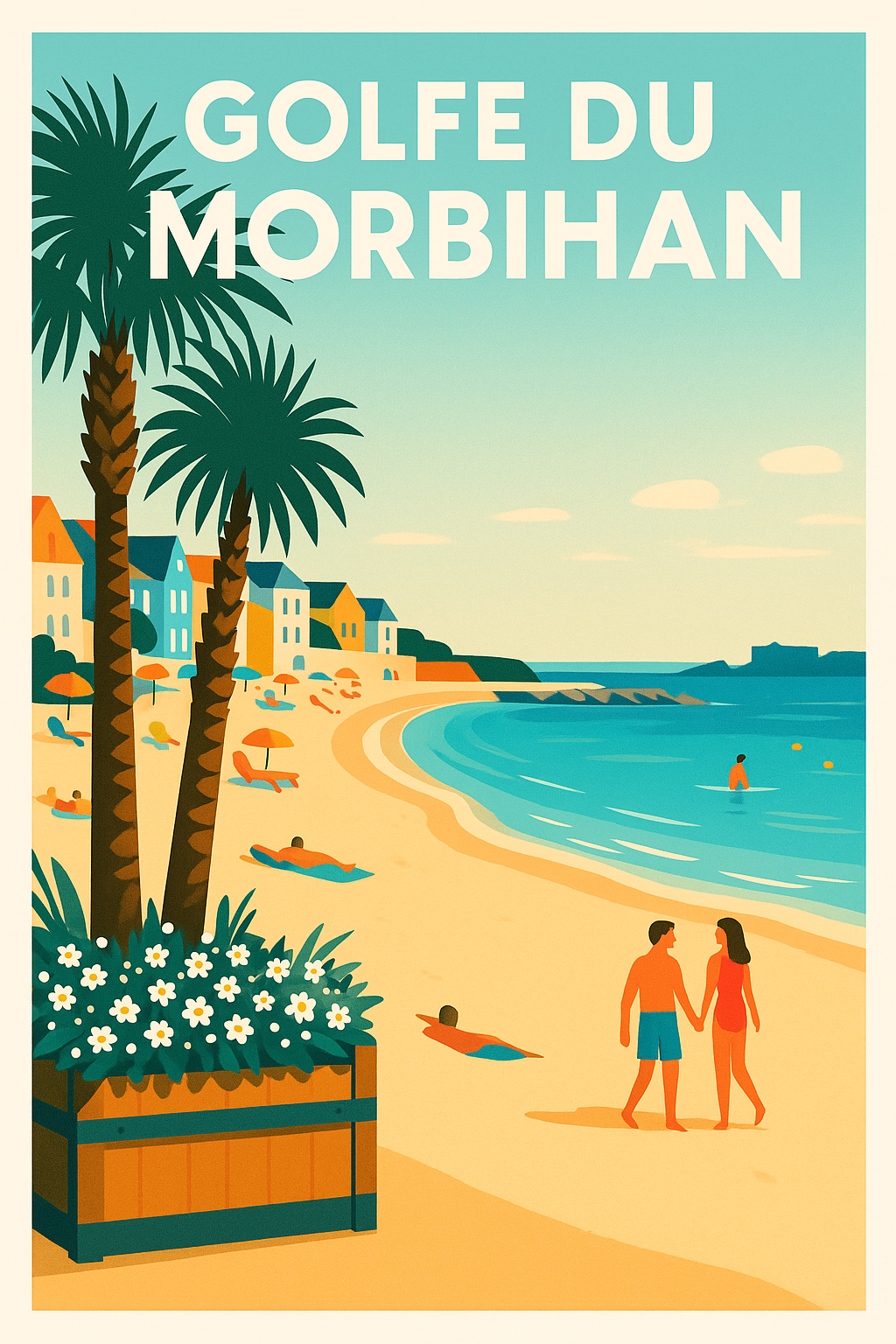Affiche de Golfe du Morbihan - La douceur de vivre en Bretagne Sud