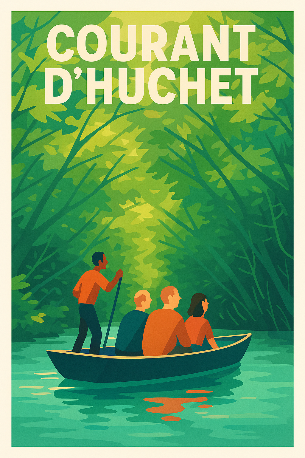 Affiche de Courant d'Huchet - L'Amazonie Landaise s'invite chez vous