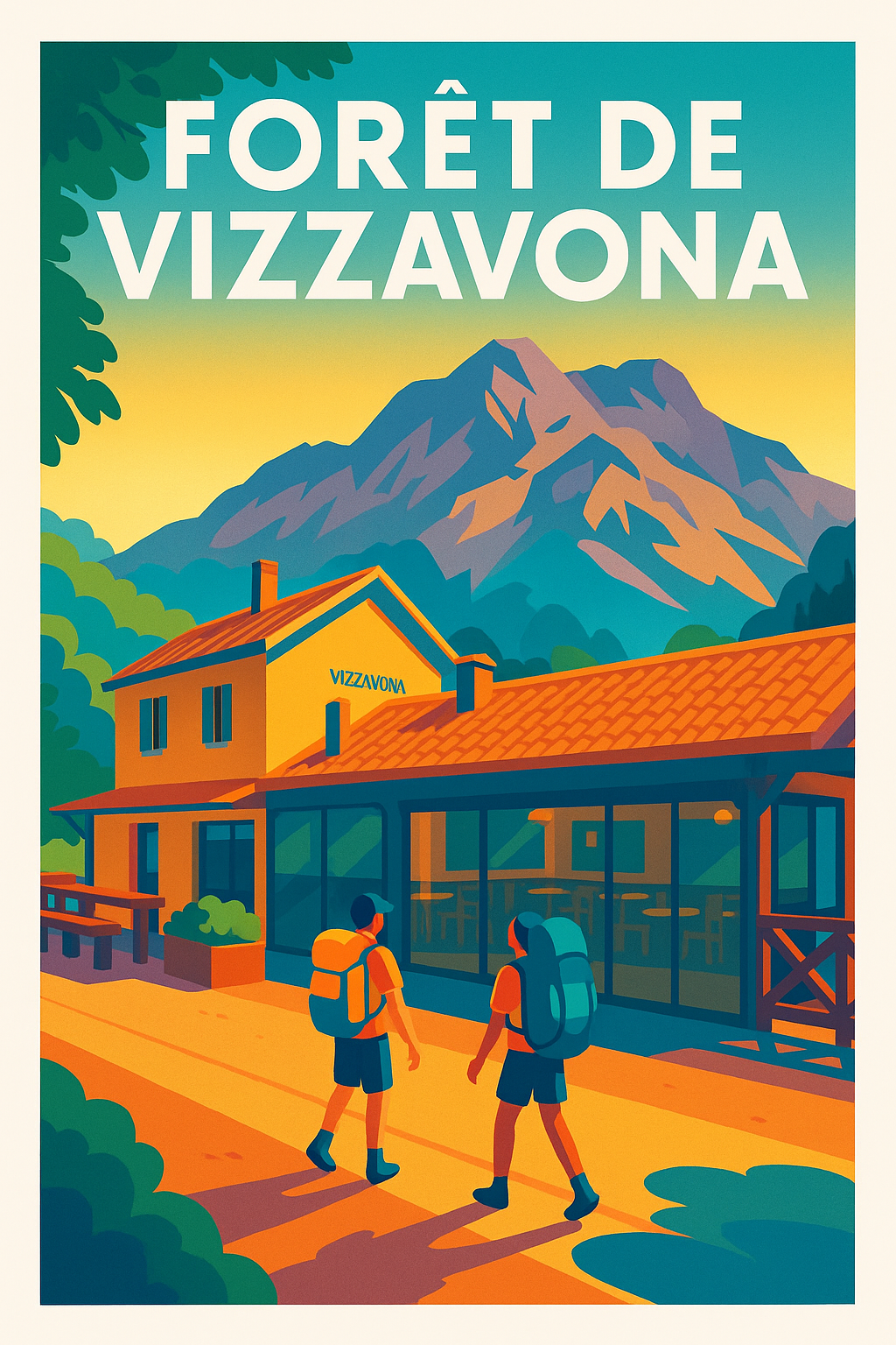 Affiche de Forêt de Vizzavona - L'âme sauvage de la Corse en randonnée