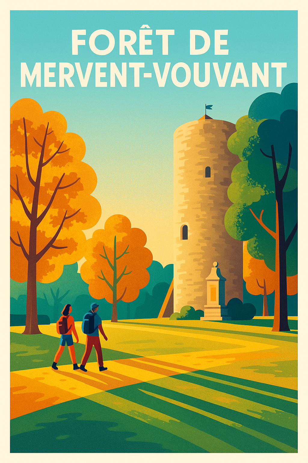 Affiche de Forêt de Mervent-Vouvant - Évasion nature au cœur de la Vendée