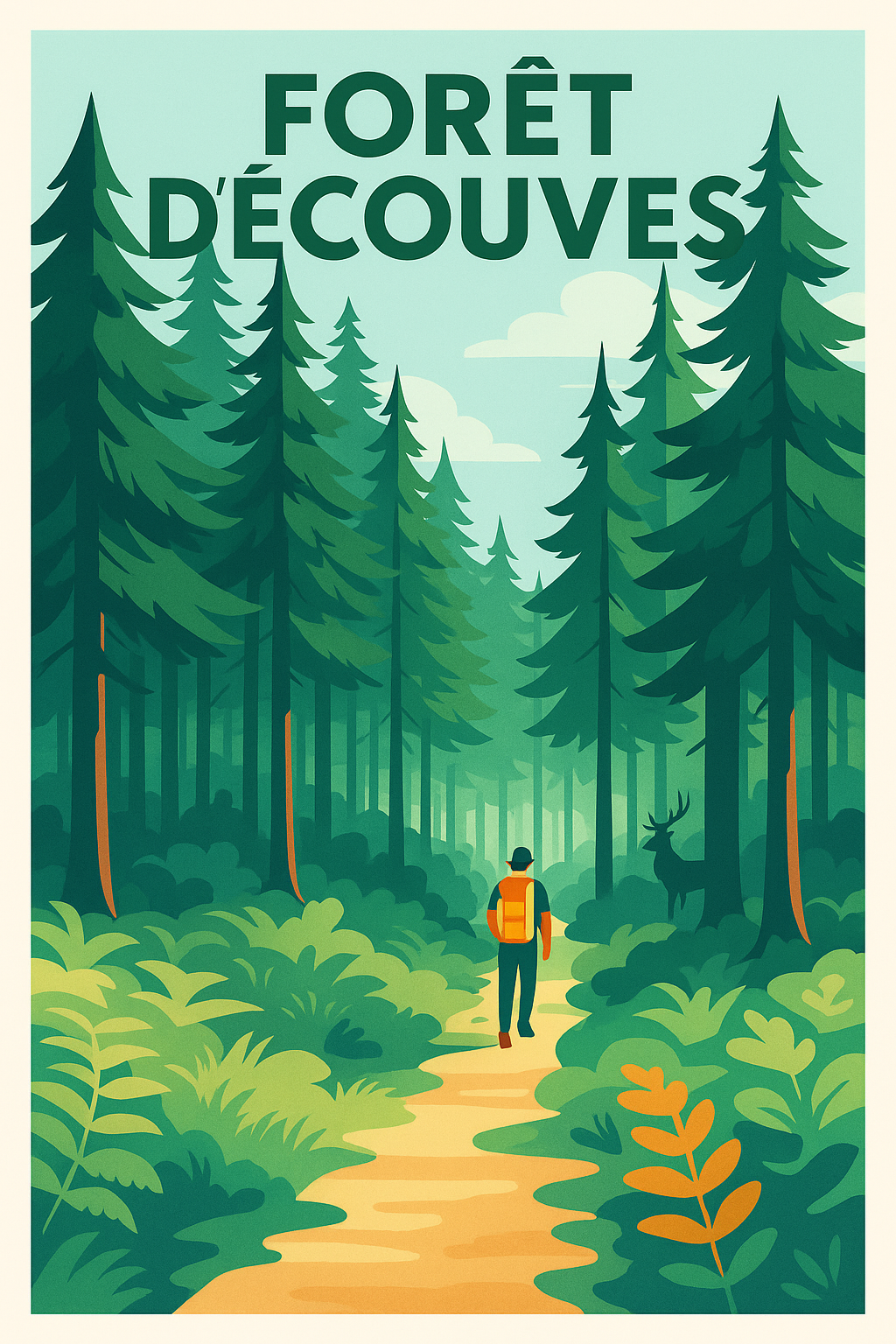 Affiche de Forêt d'Écouves - Évadez-vous au cœur du poumon vert de la Normandie
