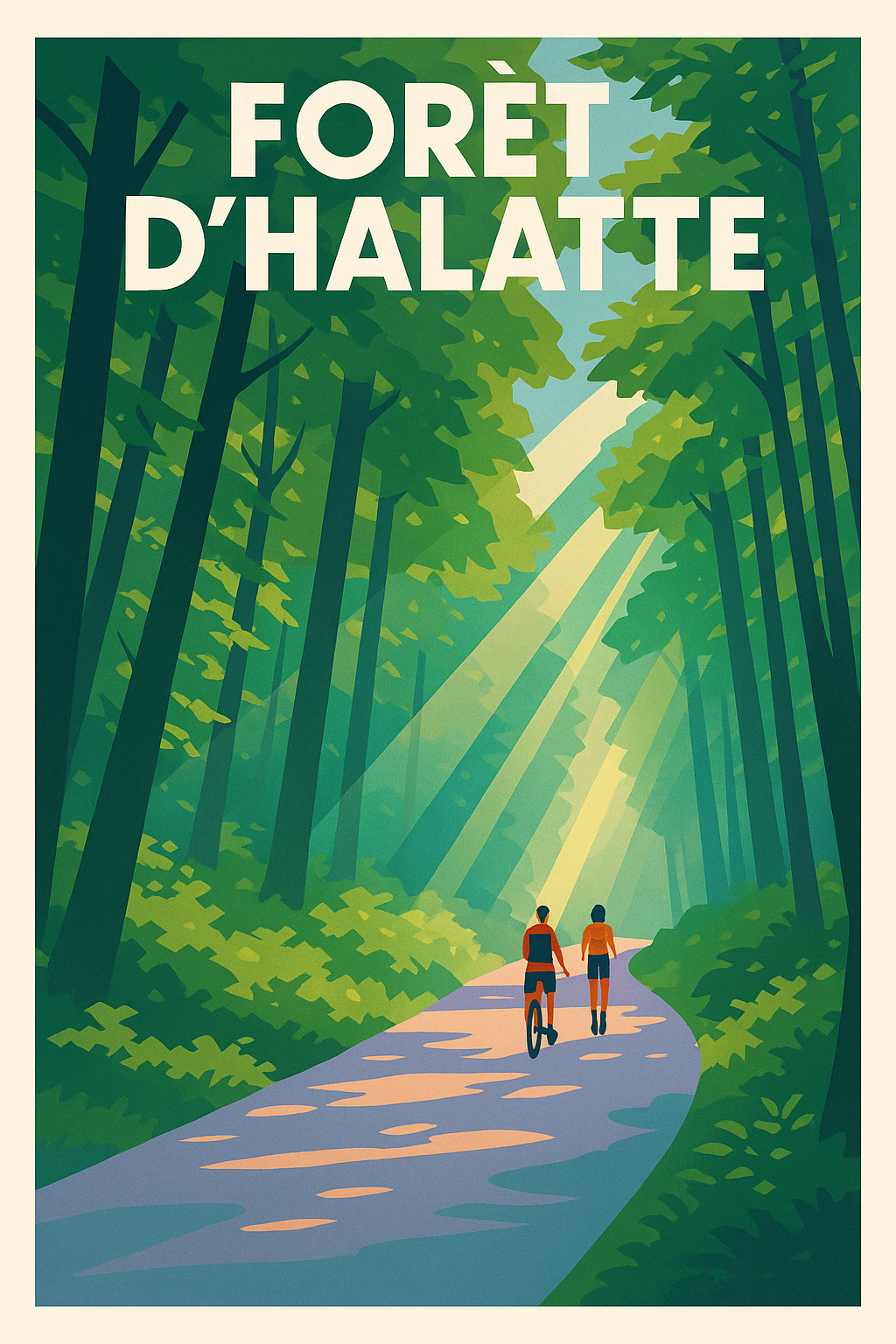 Affiche de Forêt d'Halatte - Une échappée sauvage au cœur de l'Oise