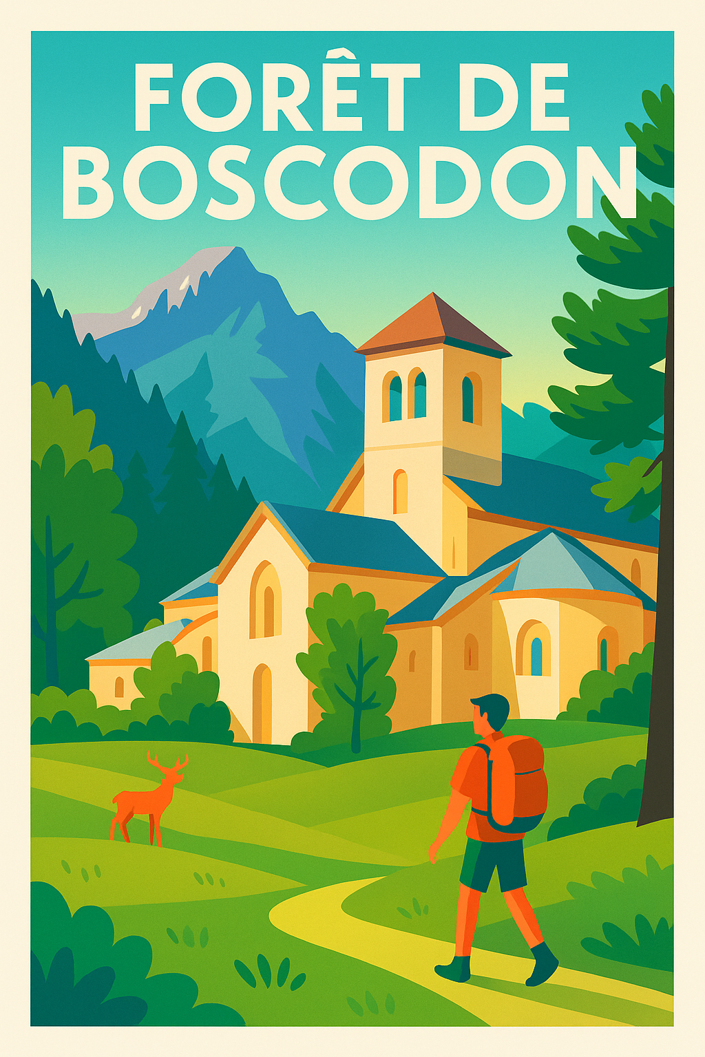 Affiche de Forêt de Boscodon - Évasion sauvage au cœur des Hautes-Alpes