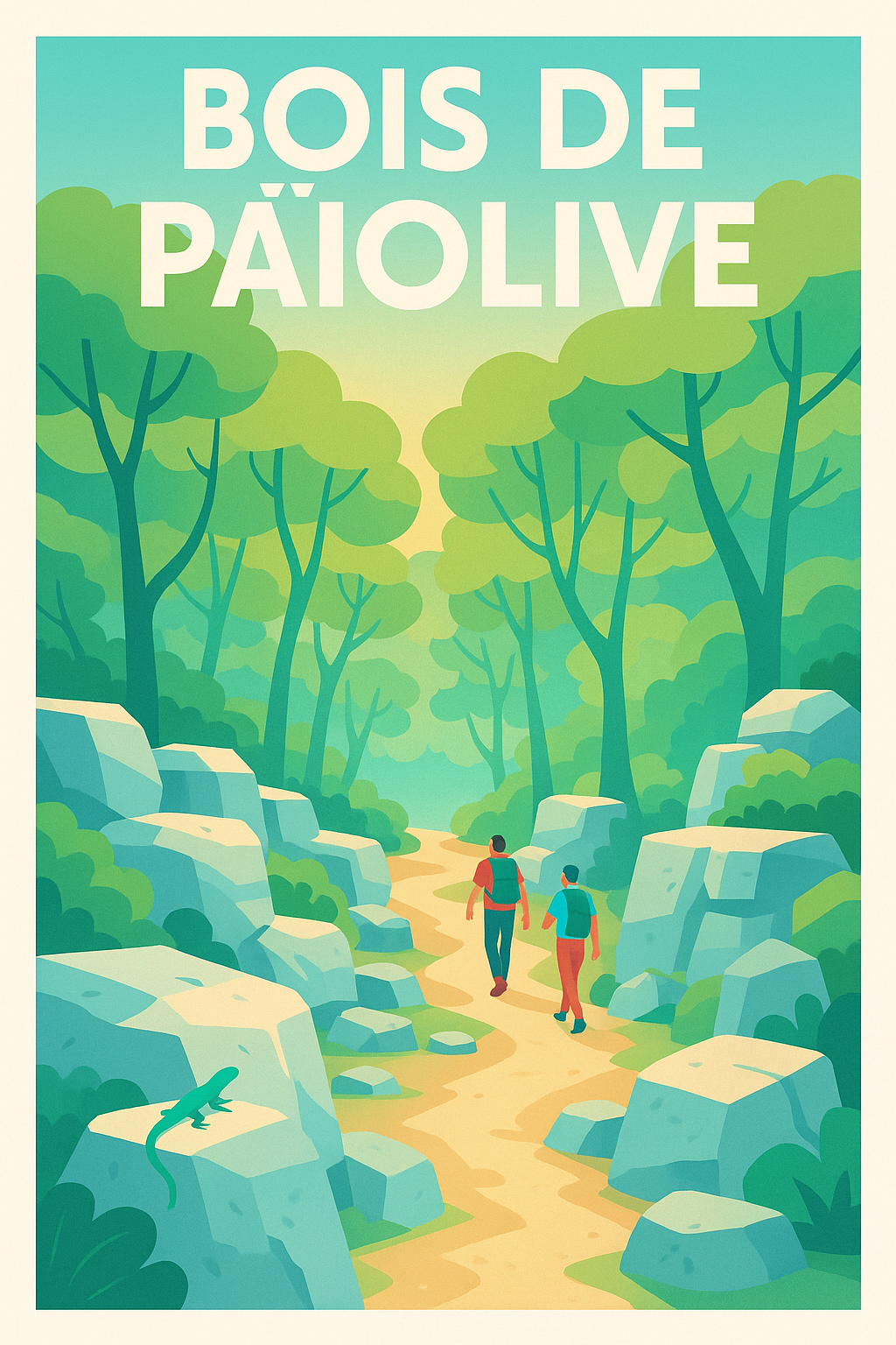 Affiche de Bois de Païolive - L'enchantement sauvage de l'Ardèche