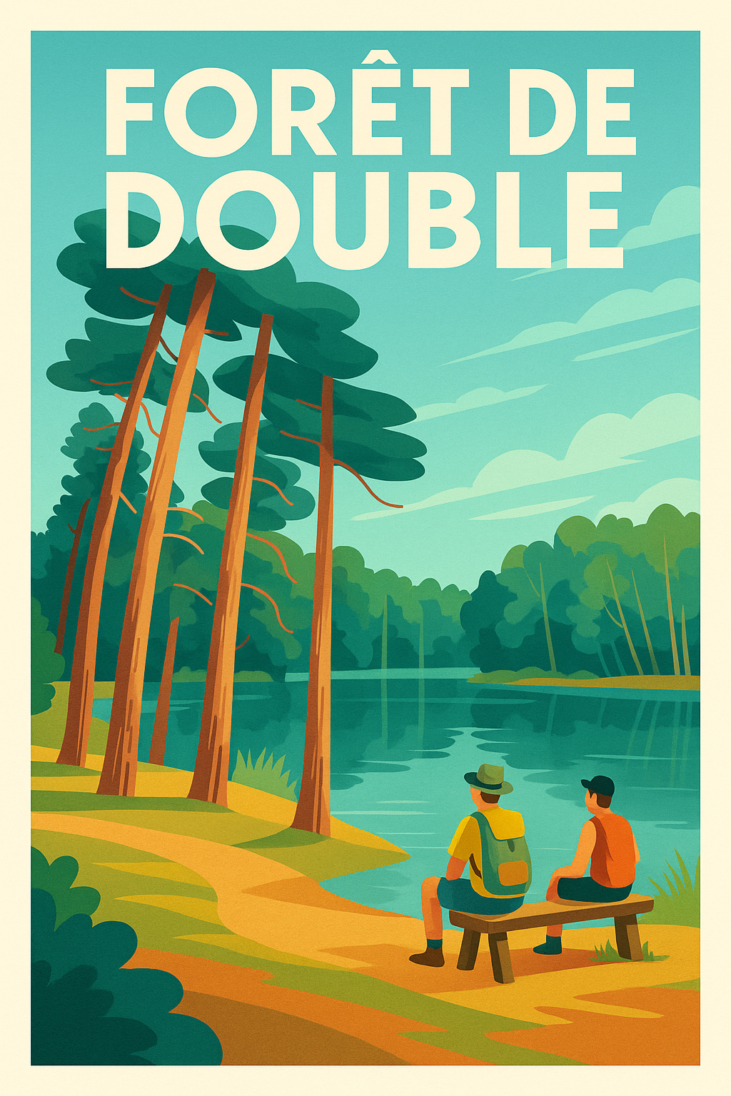 Affiche de Forêt de la Double - Évasion sauvage au cœur du Périgord