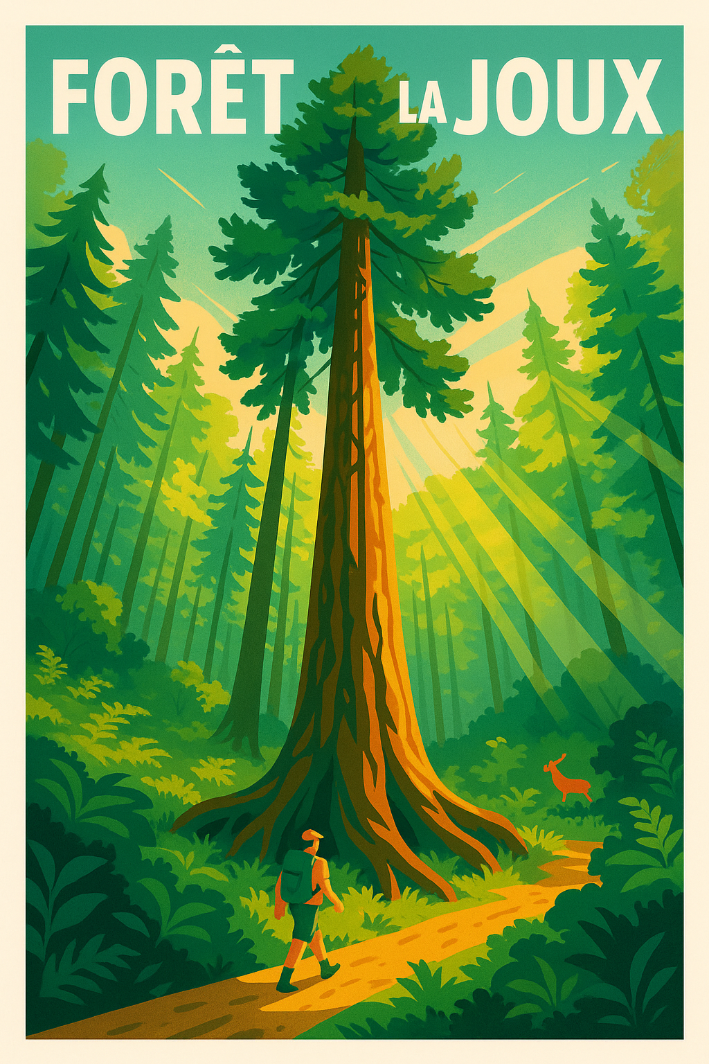Affiche de Forêt de la Joux - L'immensité de la nature jurassienne