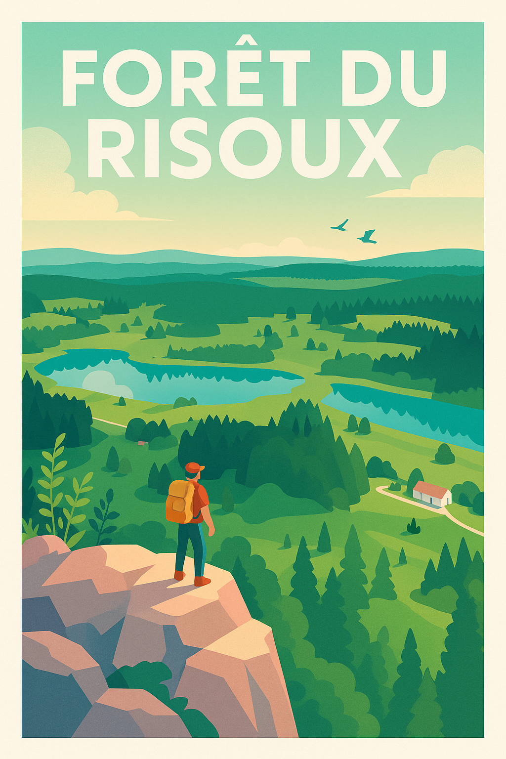 Affiche de Forêt du Risoux - Évasion sauvage au cœur du Jura