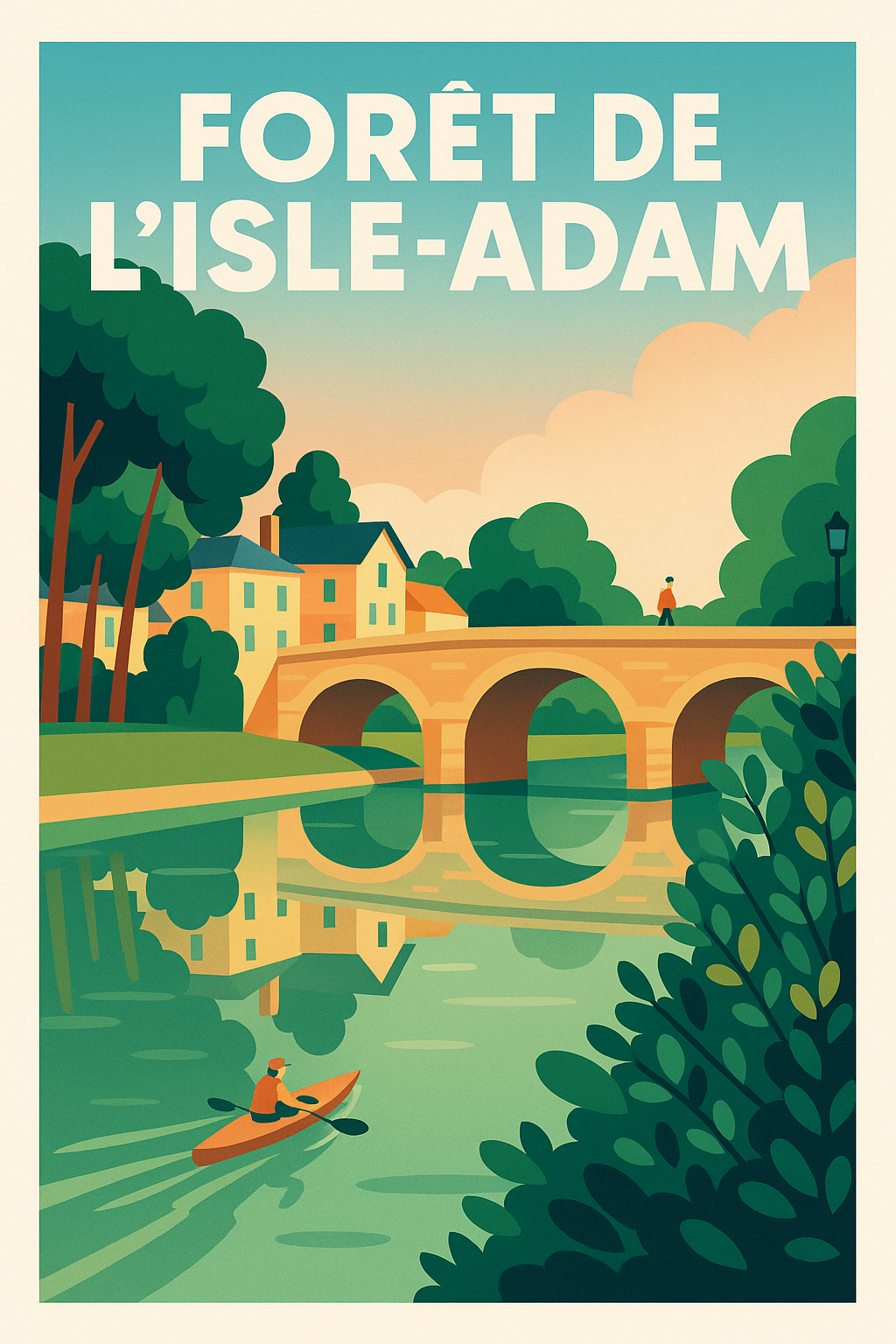 Affiche de Forêt de l'Isle-Adam - Évasion bucolique au bord de l'Oise