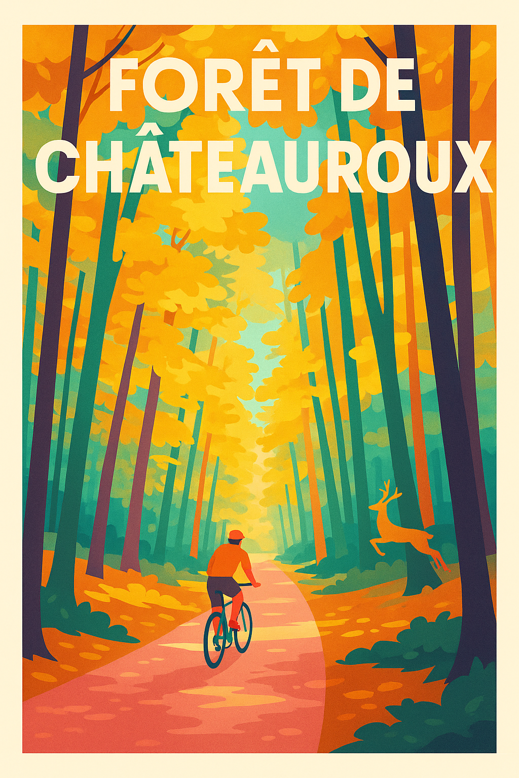 Affiche de Forêt de Châteauroux - L'échappée belle au cœur de l'Indre